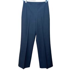 Gunex Made in Italy Grey Wool Flat Front Trousers